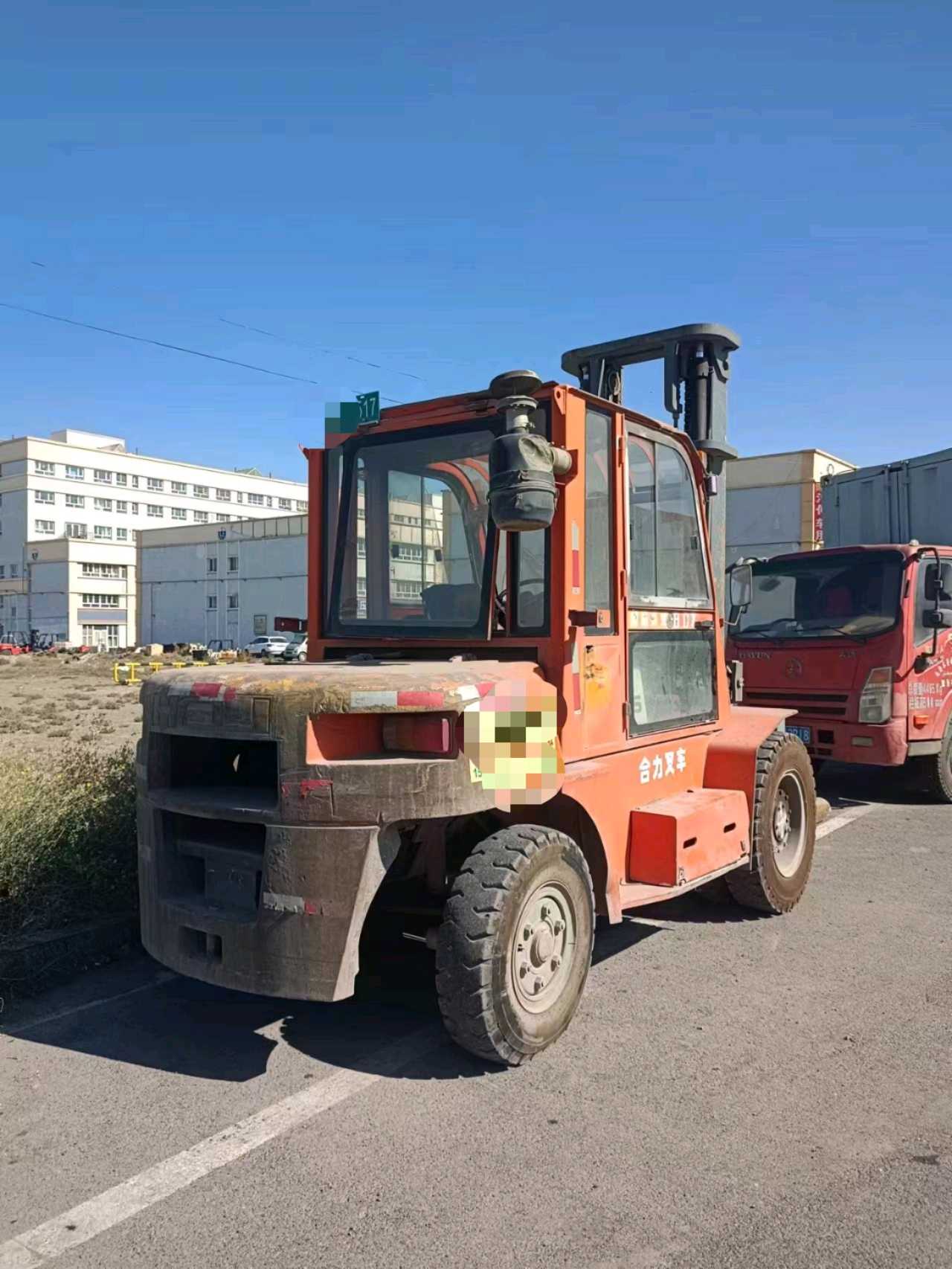 新疆乌鲁木齐二手合力G系列8.5吨2014款升高4米柴油叉车