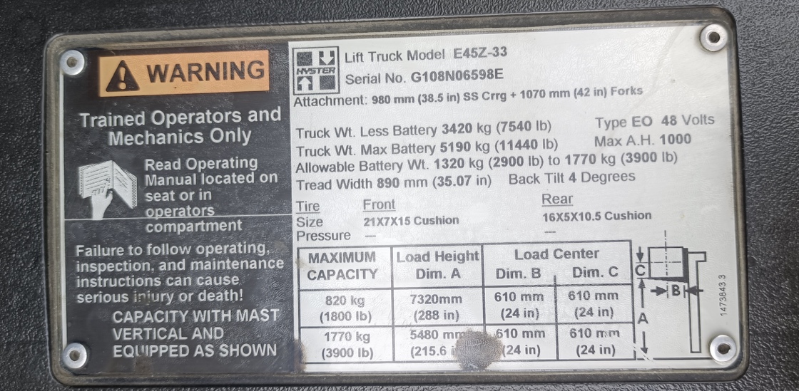 北京海斯特2吨平衡重式电车出租【价格 价格一览表 多少钱一个月】