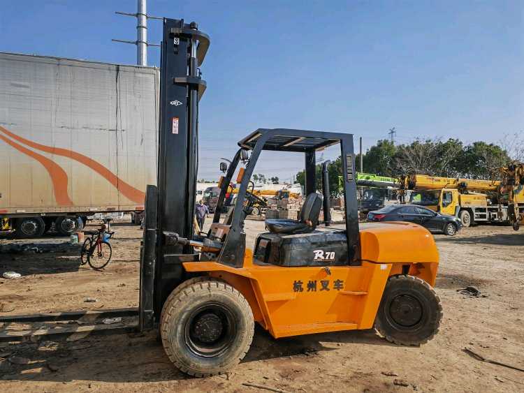 上海二手杭叉R系列7吨2019款升高4.5米柴油叉车