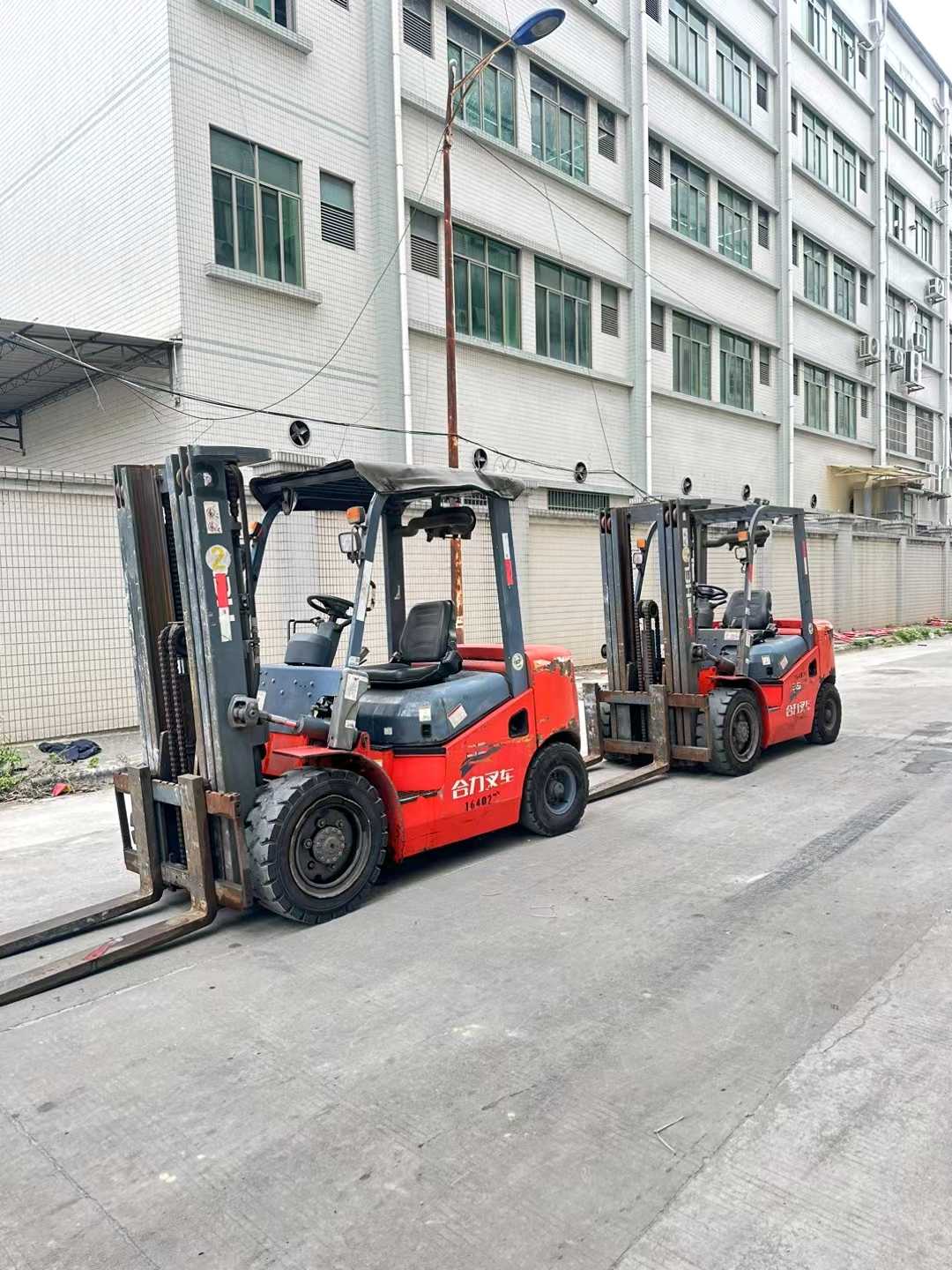 广东广州二手合力G系列3.5吨2021款升高4.5米柴油叉车