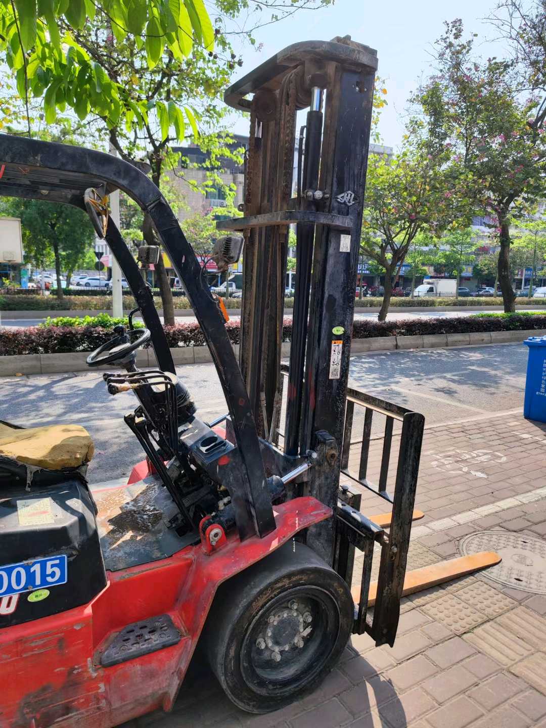 广西南宁二手杭叉A系列3吨2016款升高4米柴油叉车