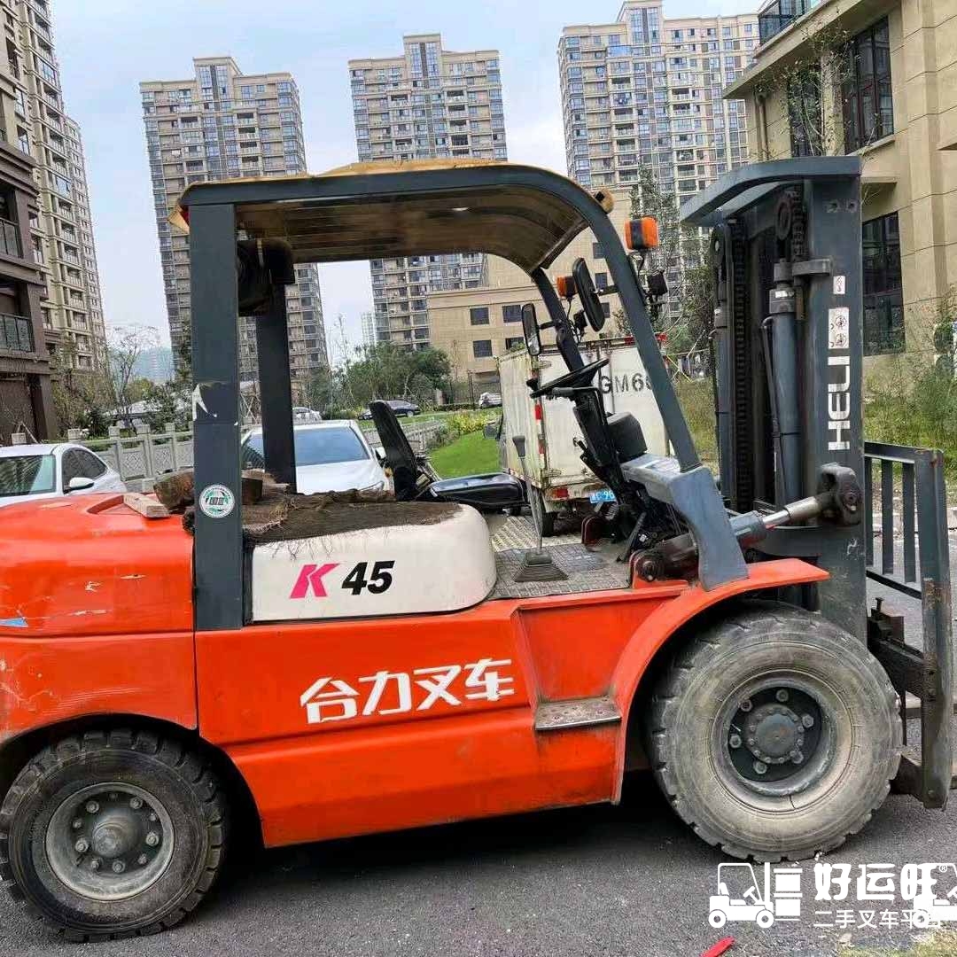北京合力4.5吨标准柴油叉车出租【价格 价格一览表 多少钱一个月】