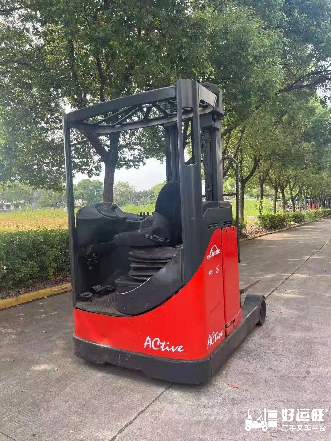 北京市二手林德r14s (1.4吨座驾前移式电动叉车出售